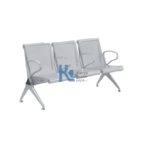 Aditech Kursi Tunggu / Bandara / Stasiun 3 Seater ADT KTG C001 3S ABS