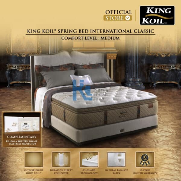 King Koil Kasur Springbed International Classic