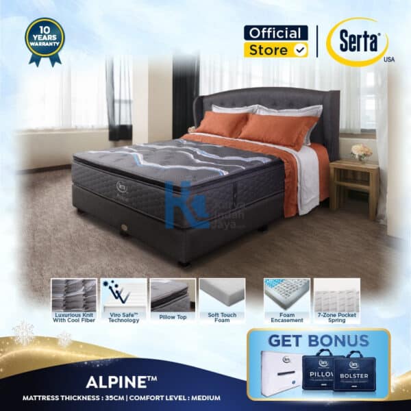 Serta Kasur Spring Bed Alpine